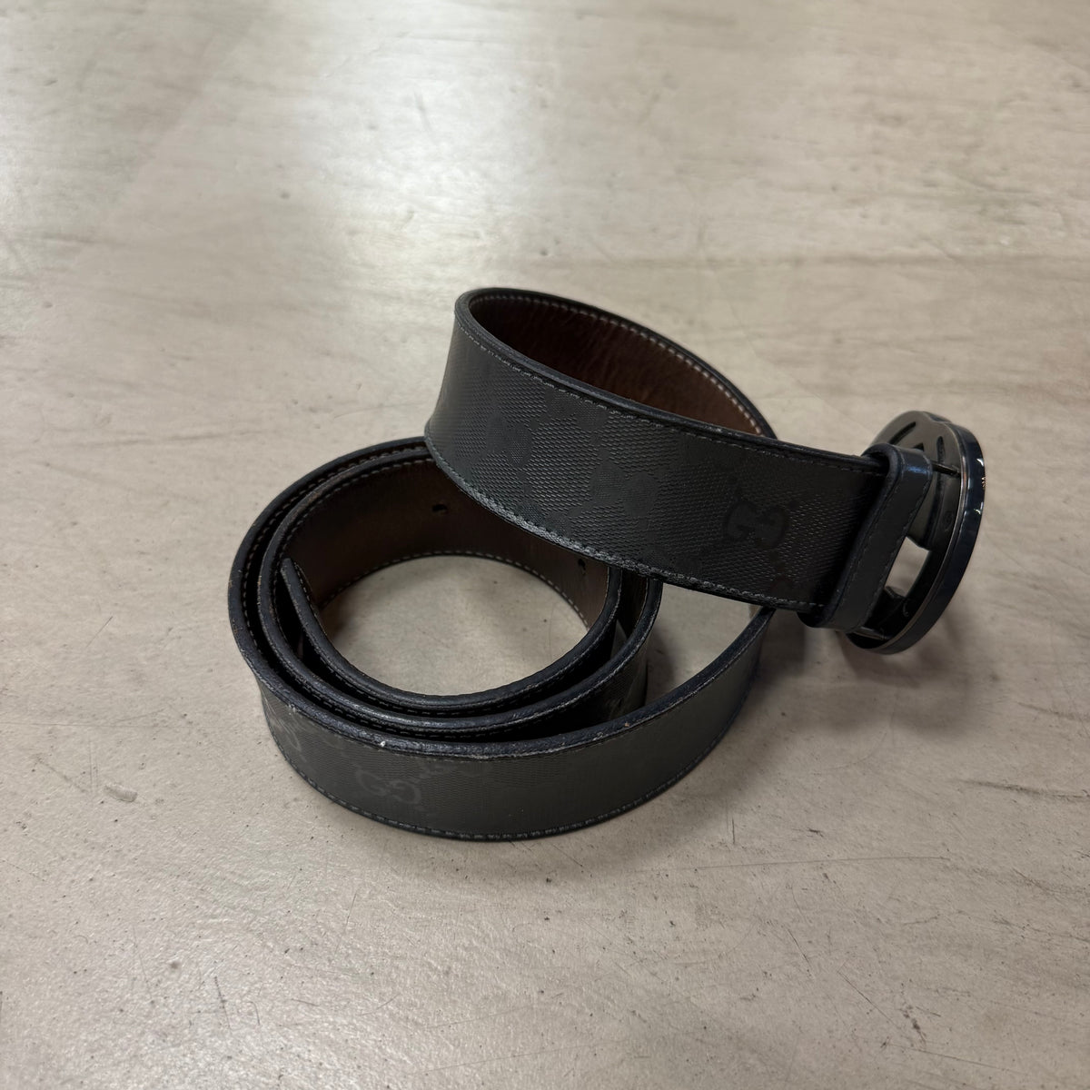 Ceinture Gucci Grise