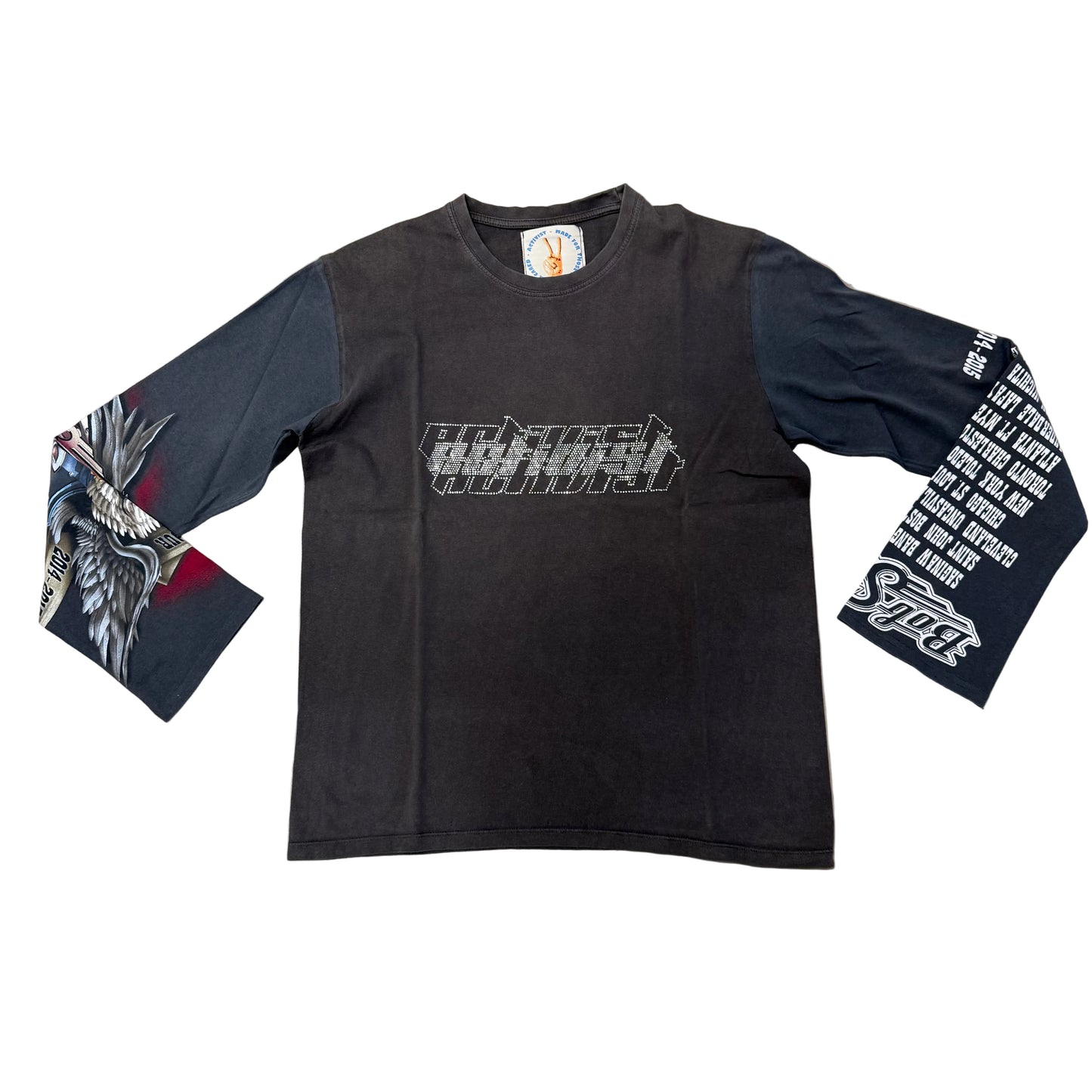 Longsleeve Rhinestones Activist Paris