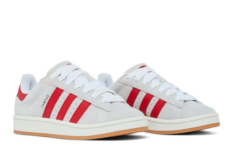 Adidas Campus 00s Crystal White Better Scarlet - GY0037