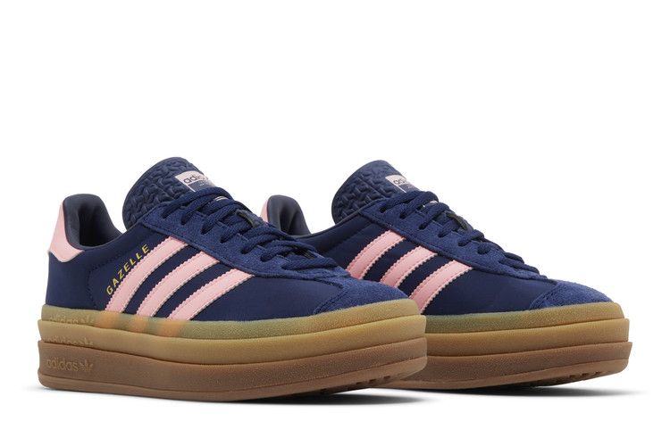 Adidas Gazelle Bold Dark Blue Pink Spark - IG4390