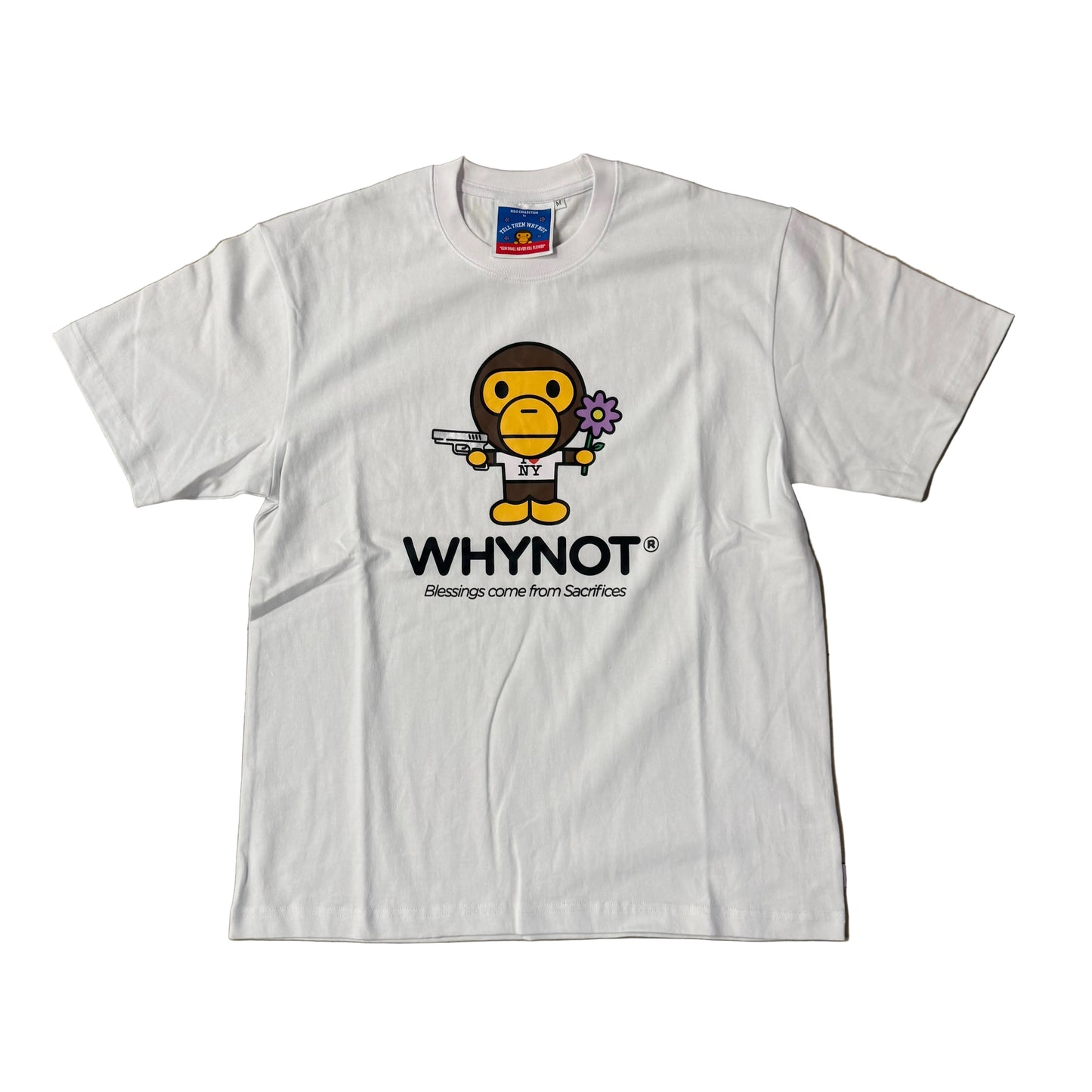 Tee Shirt Why Not Milo Blanc