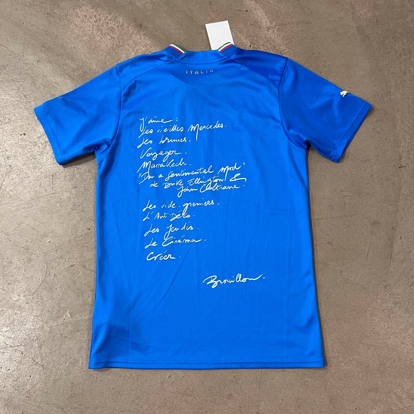 Maillot Italie Brouillon S