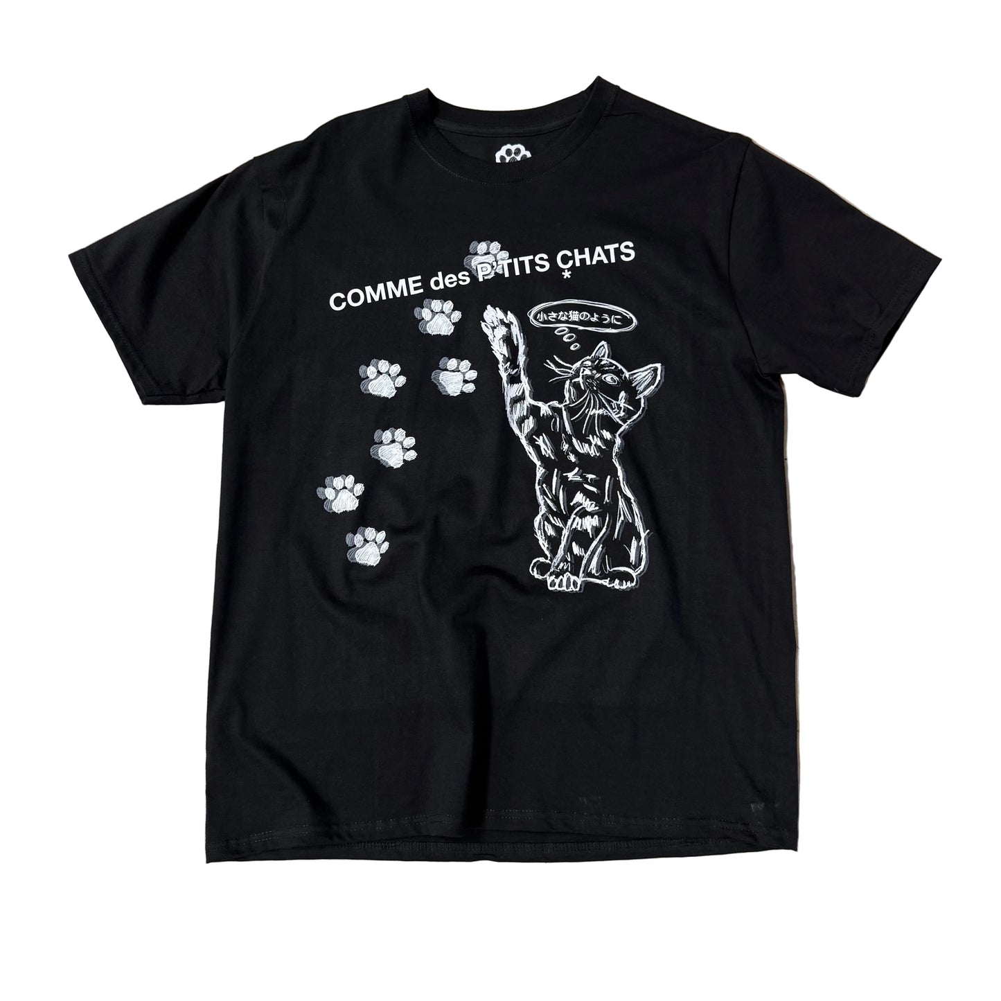 Tee Shirt Comme des P'tits Chats Noirs