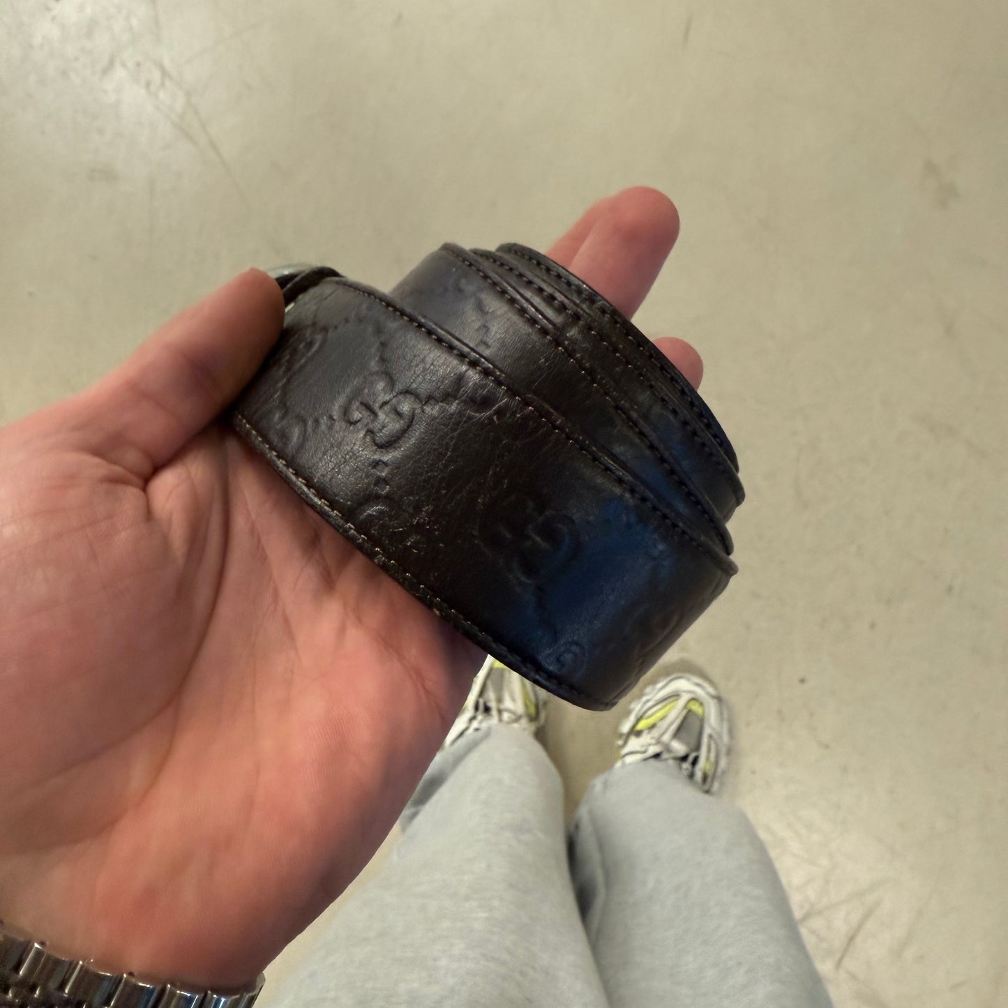 Ceinture Gucci Marron