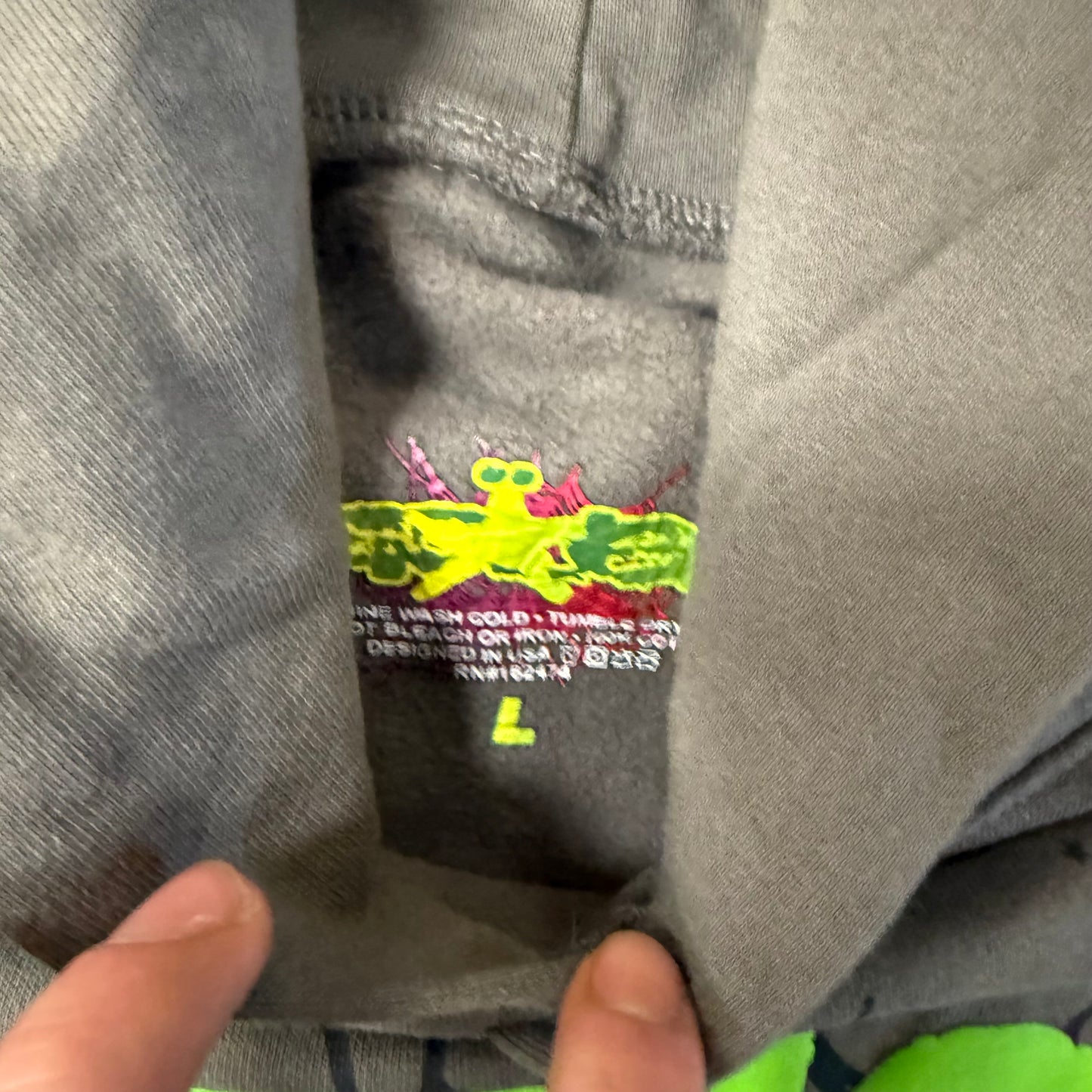 Sweat Sp5der Grey Green