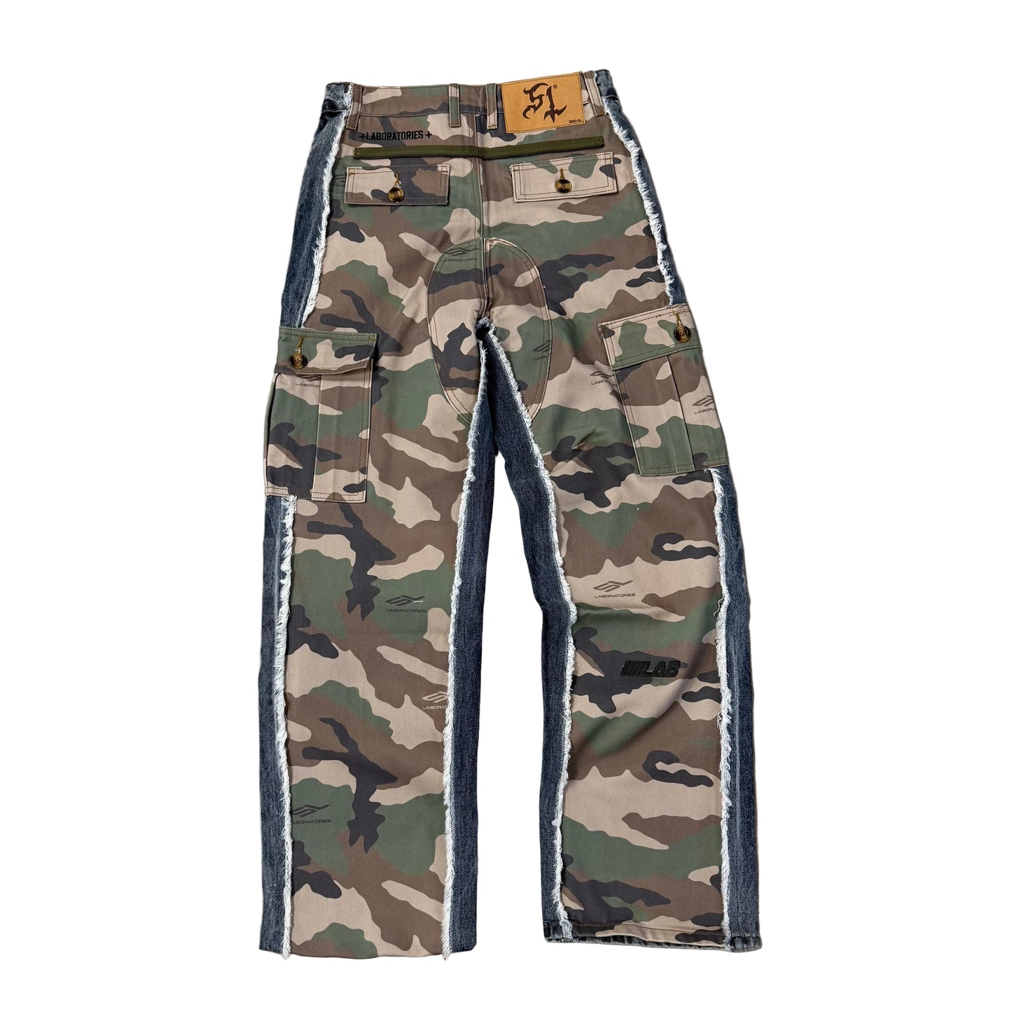 Jean Scientist Lab Camo Bleu