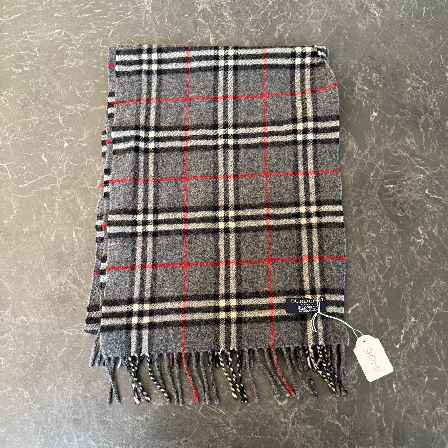 Echarpe Burberry Grise