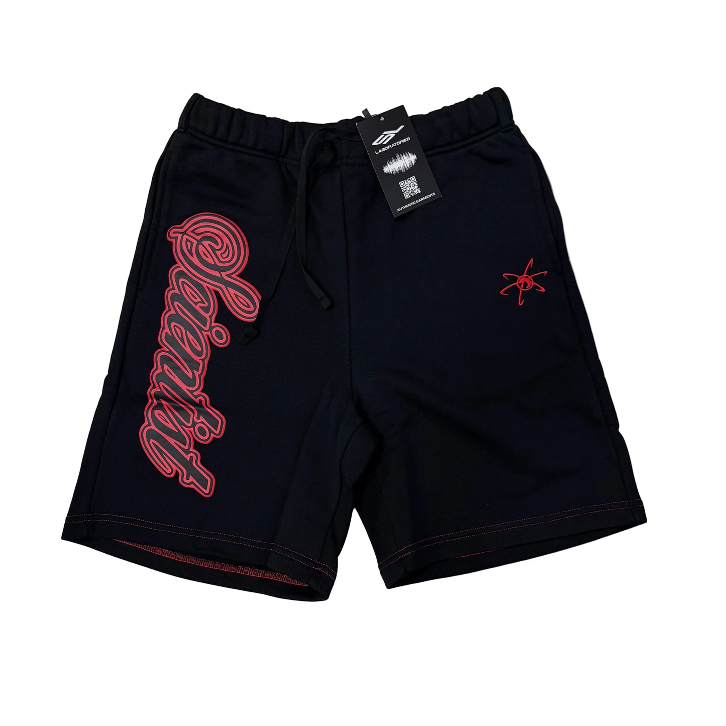Short Scientist Lab Noir et Rouge