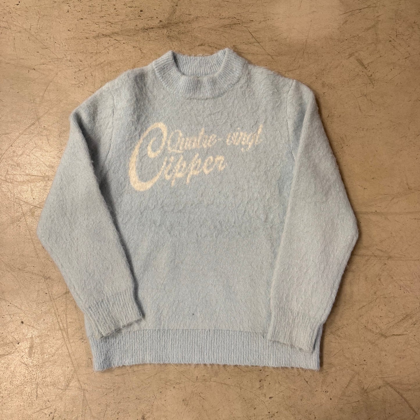 Pull Mohair 80cipper Bleu