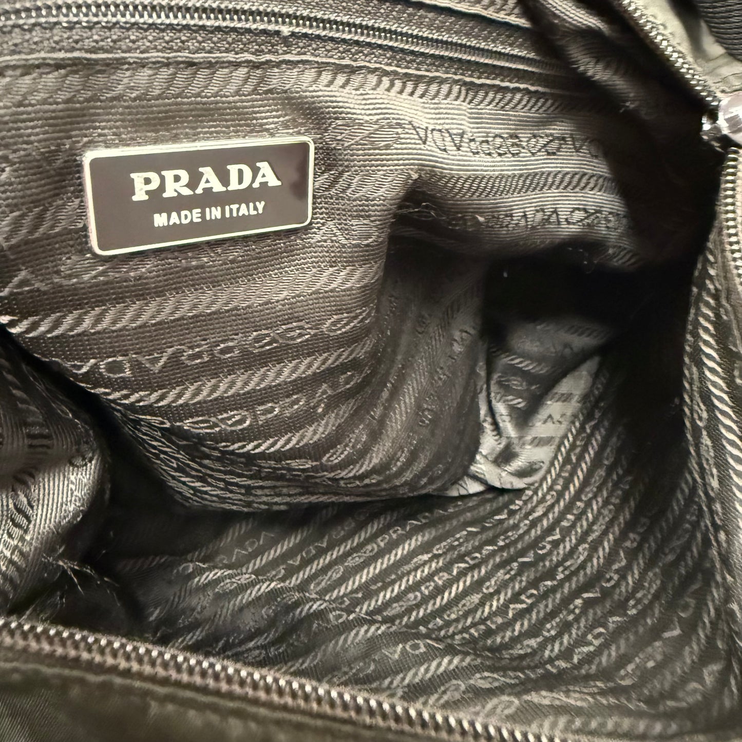 Sacoche Prada Messenger Bag Kaki double strap