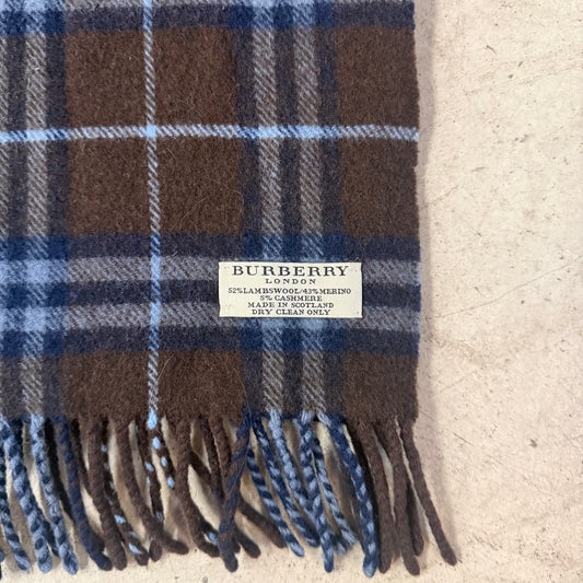 Echarpe Burberry Marron Bleu