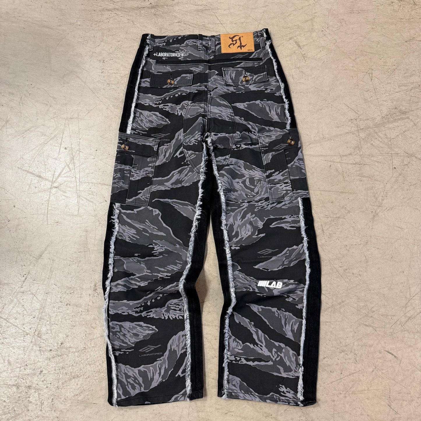 Jean Scientist Lab Camo Noir