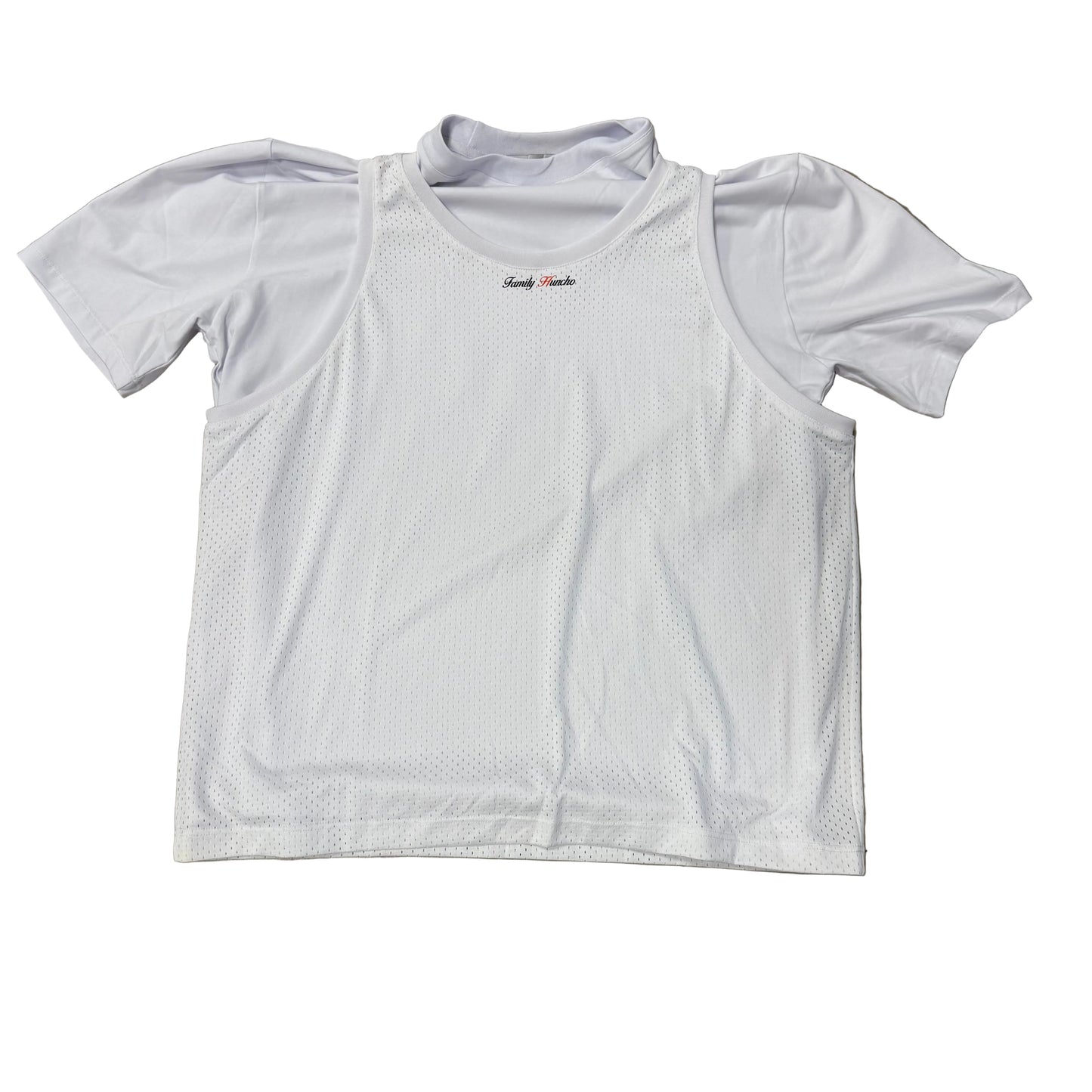Tee Shirt Maillot Huncho Blanc
