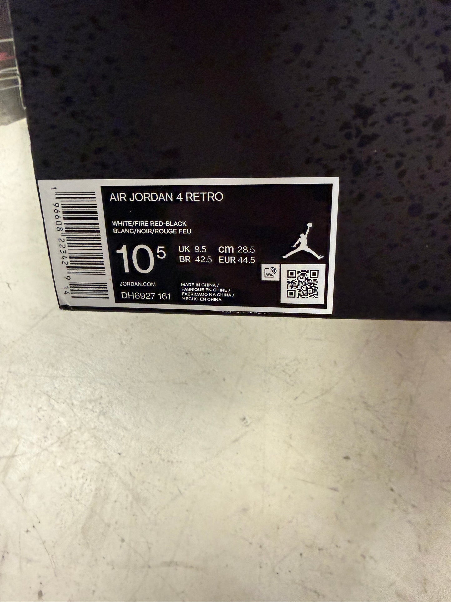 Jordan 4 Red Cement 44,5