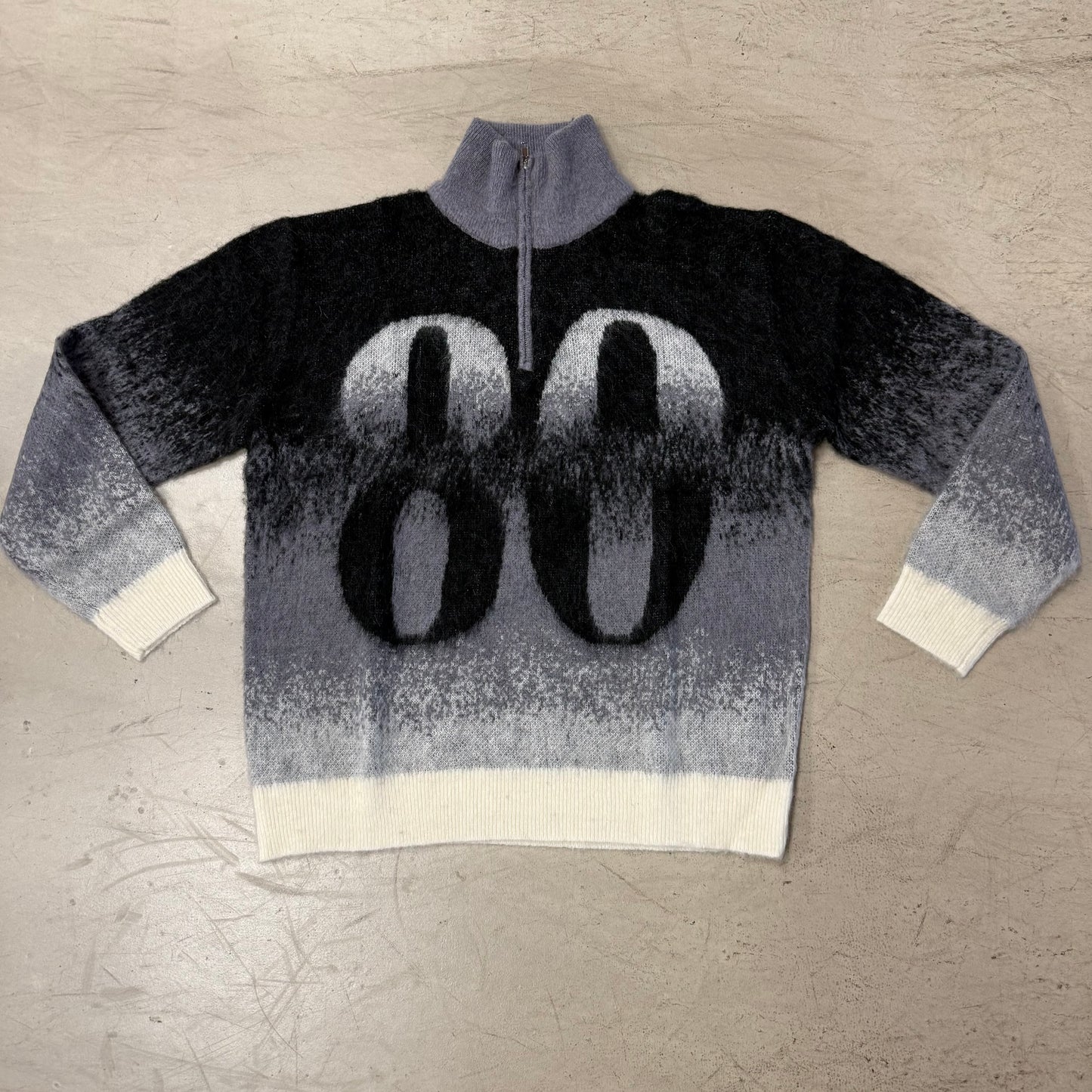 Polo Mohair Noir 80cipper