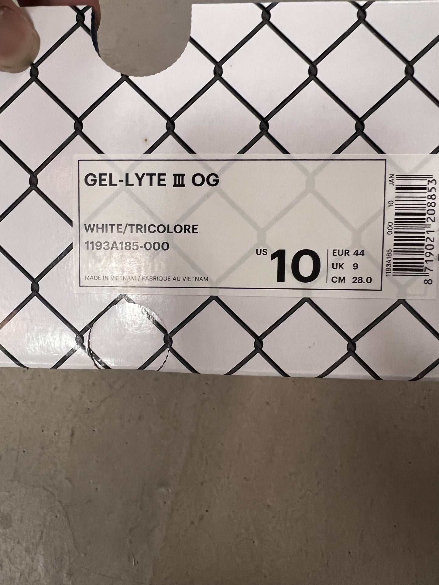 ASICS Gel-Lyte III mita 30e Anniversary 44