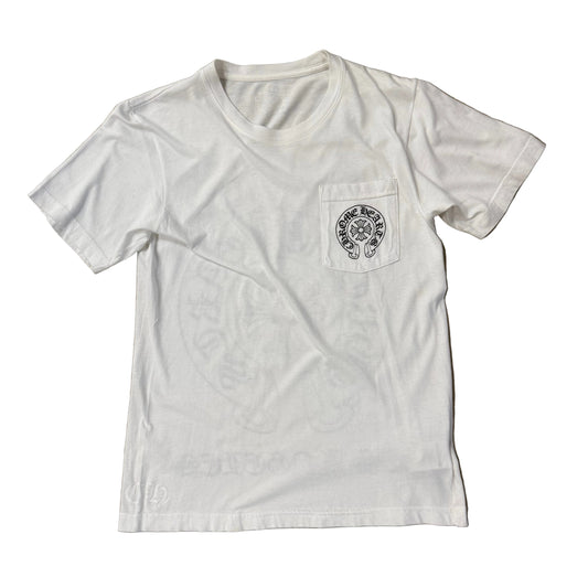 Tee Shirt Chrome Hearts Los Angeles Blanc