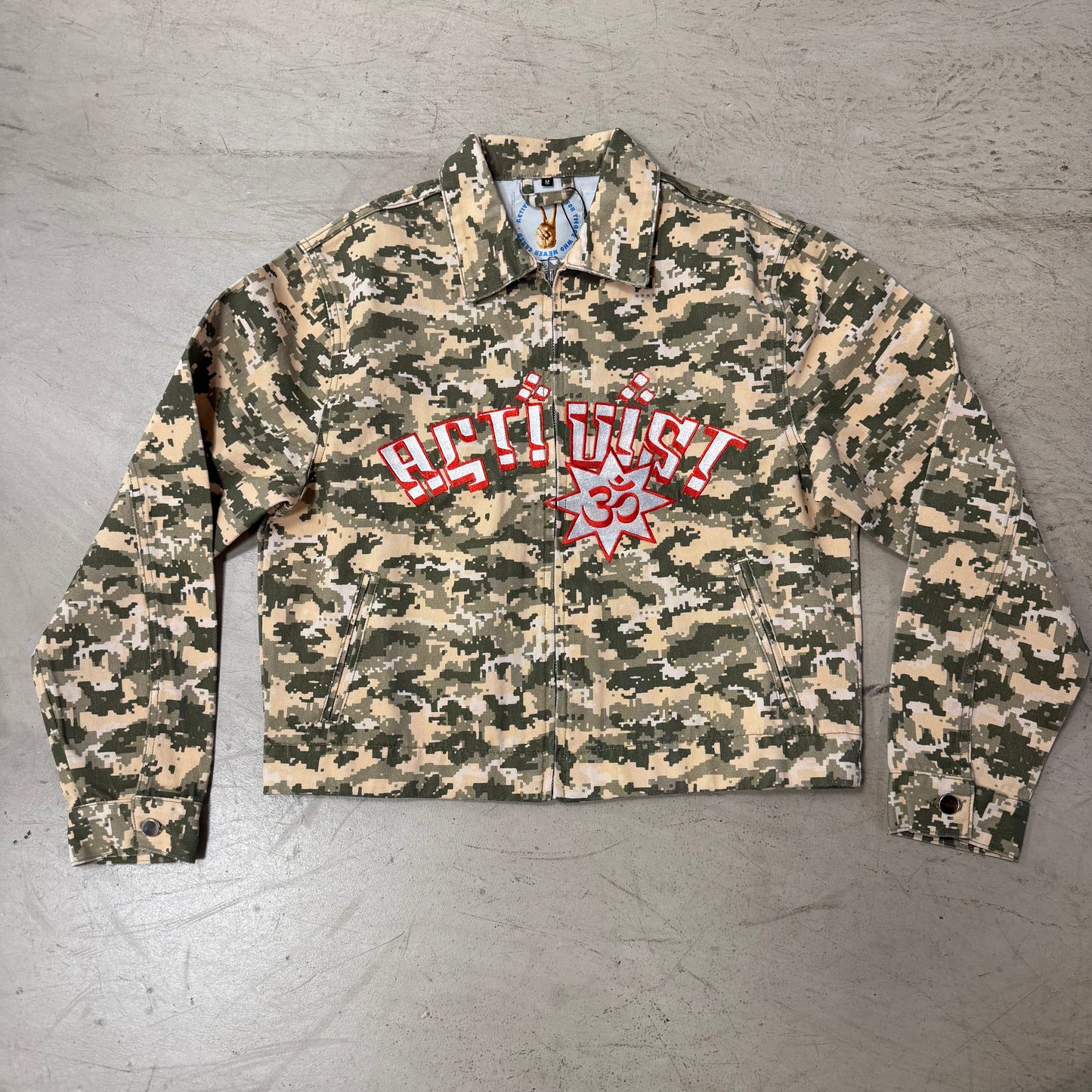 Camo Denim Jacket Activist Paris