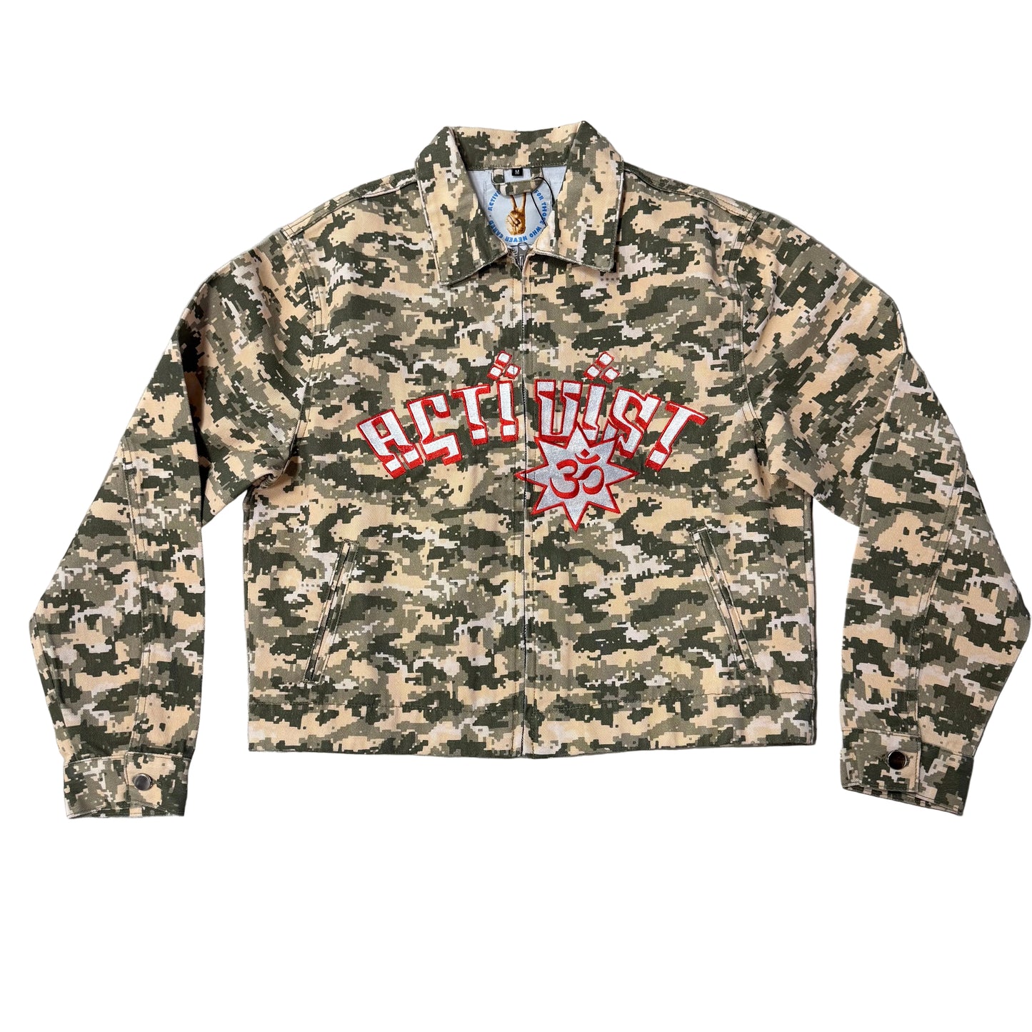 Camo Denim Jacket Activist Paris