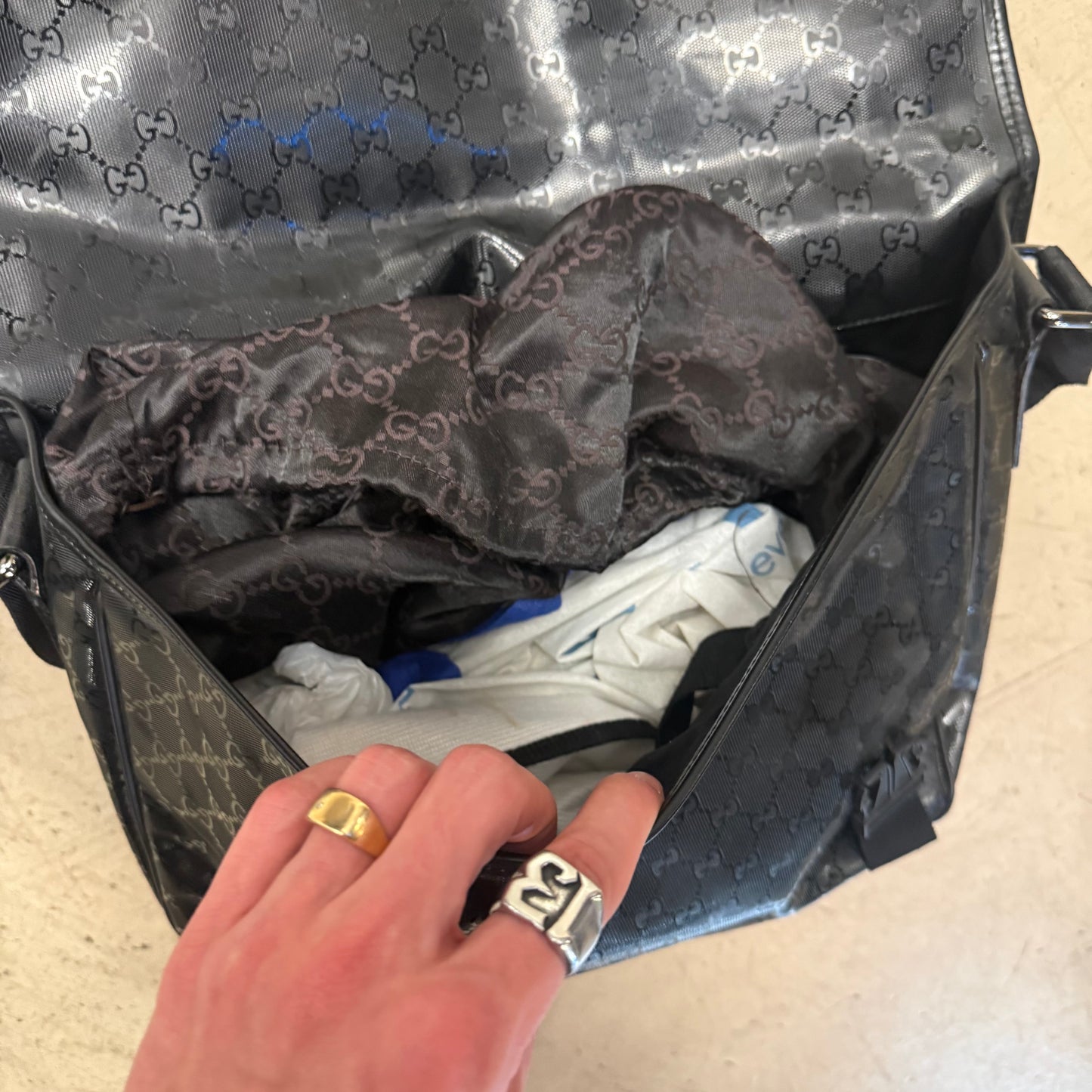 Sacoche Gucci Messenger Bag Black big size