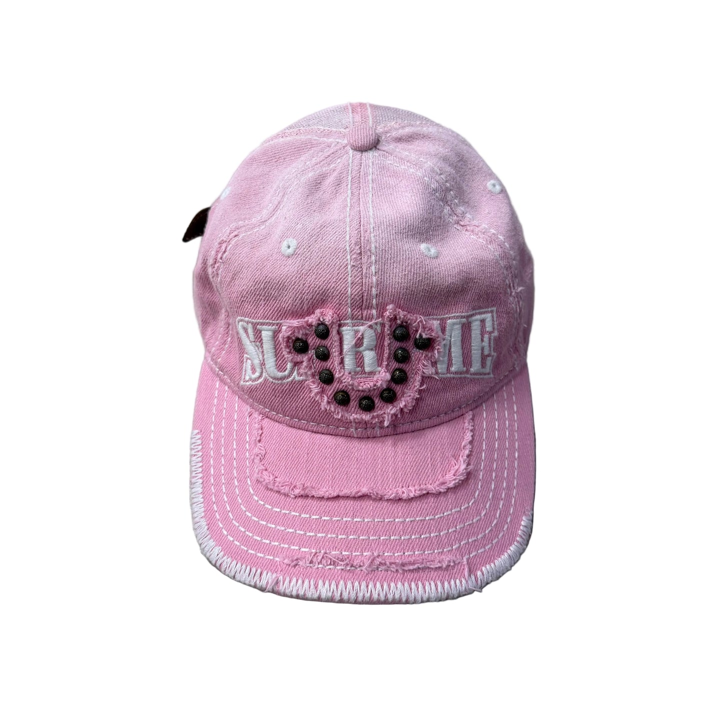 Casquette Supreme x True Religion Rose