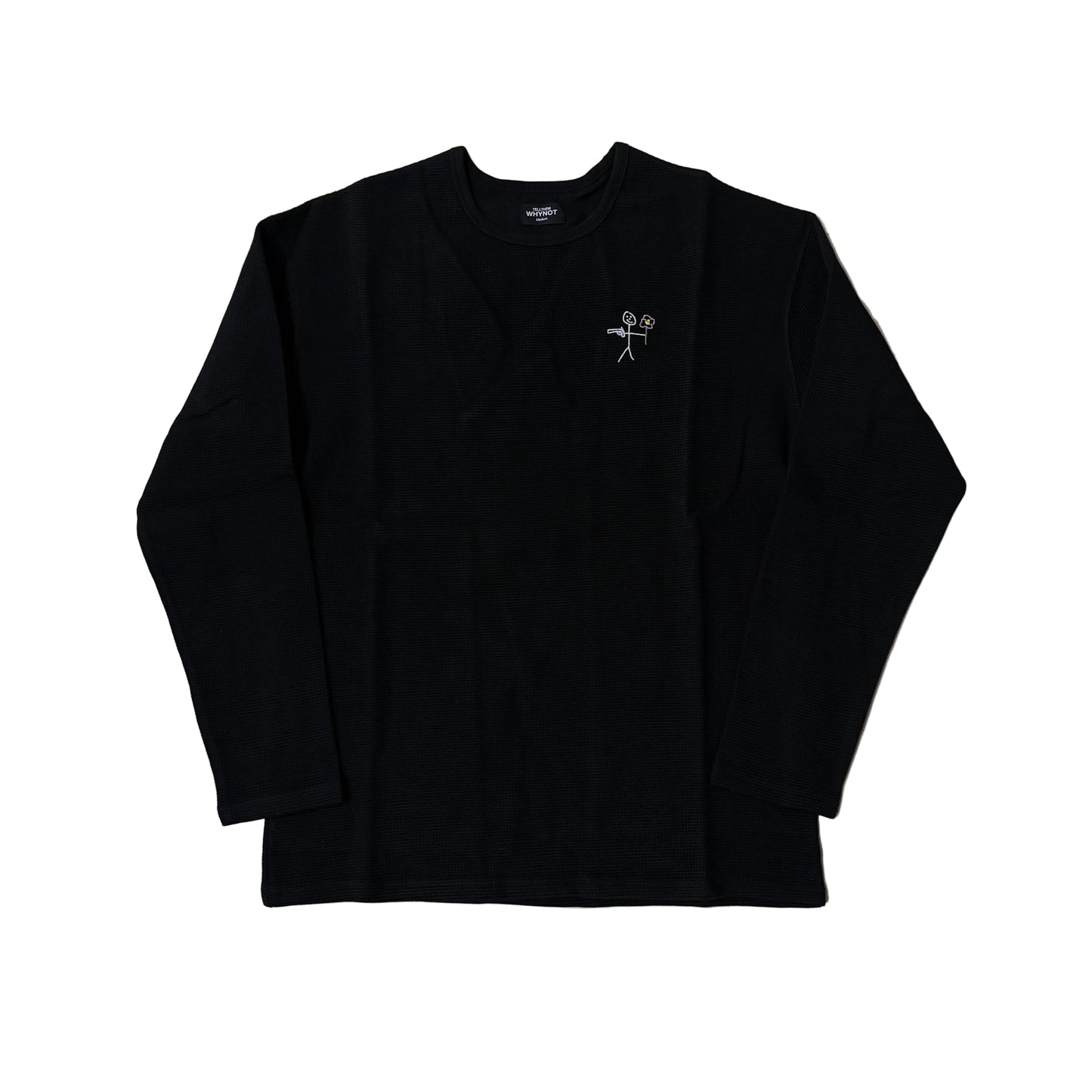 Longsleeve Waffle Why Not