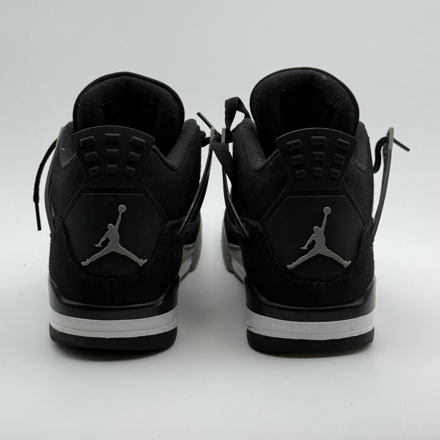 Jordan 4 Black Canvas 42