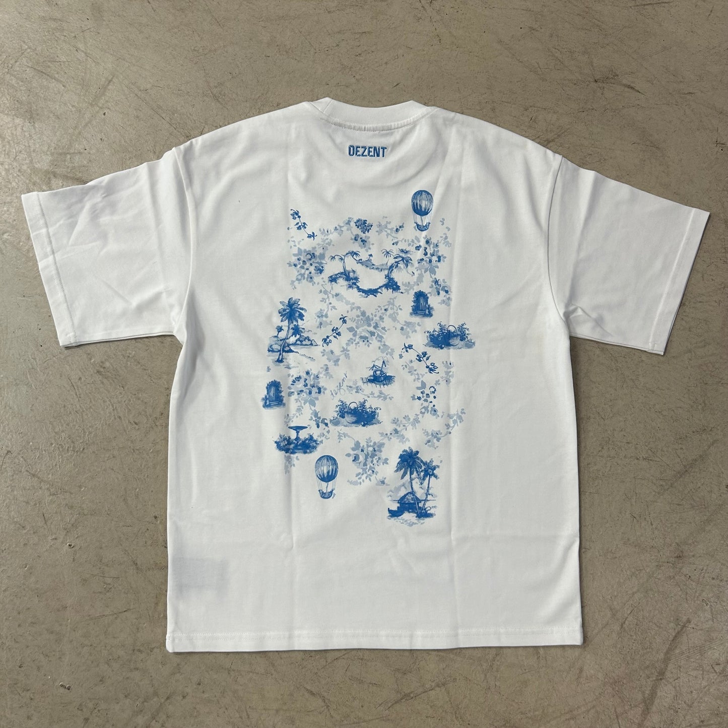 Tee Shirt Dezent Blanc Bleu