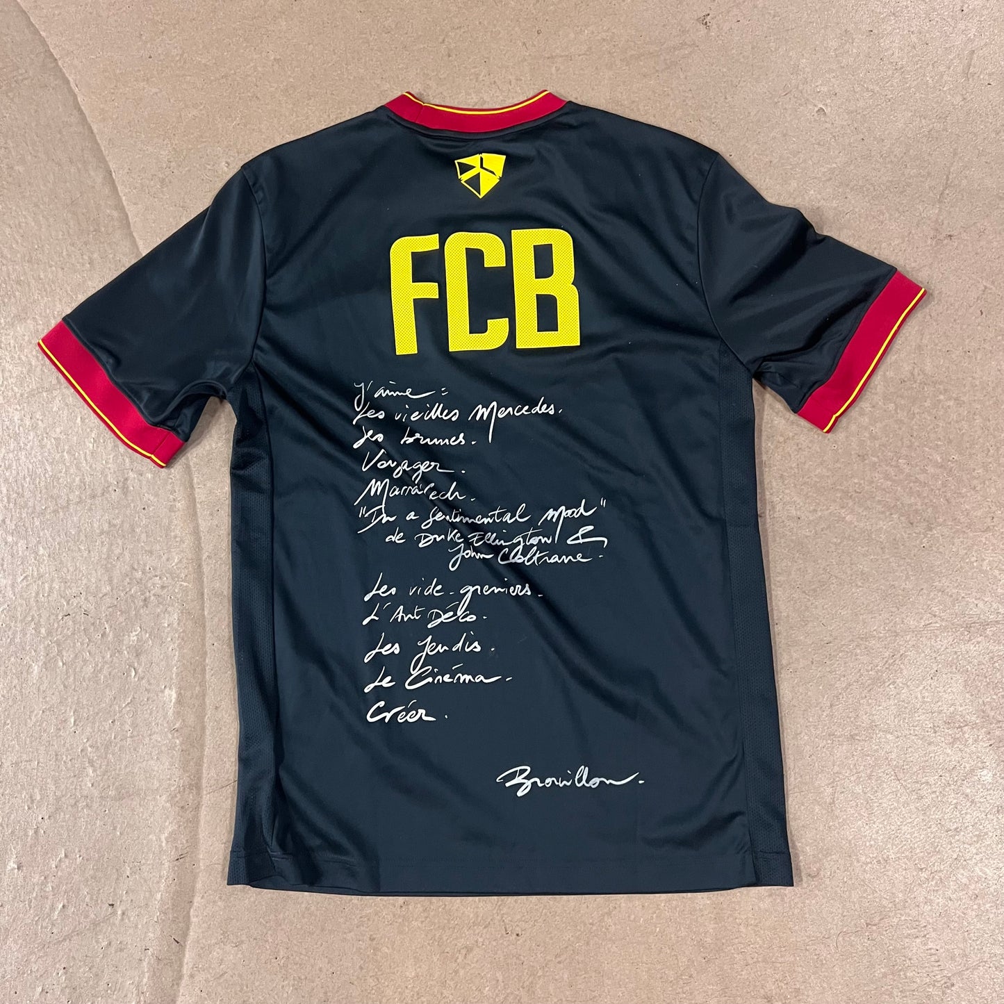 Maillot FCB Brouillon M