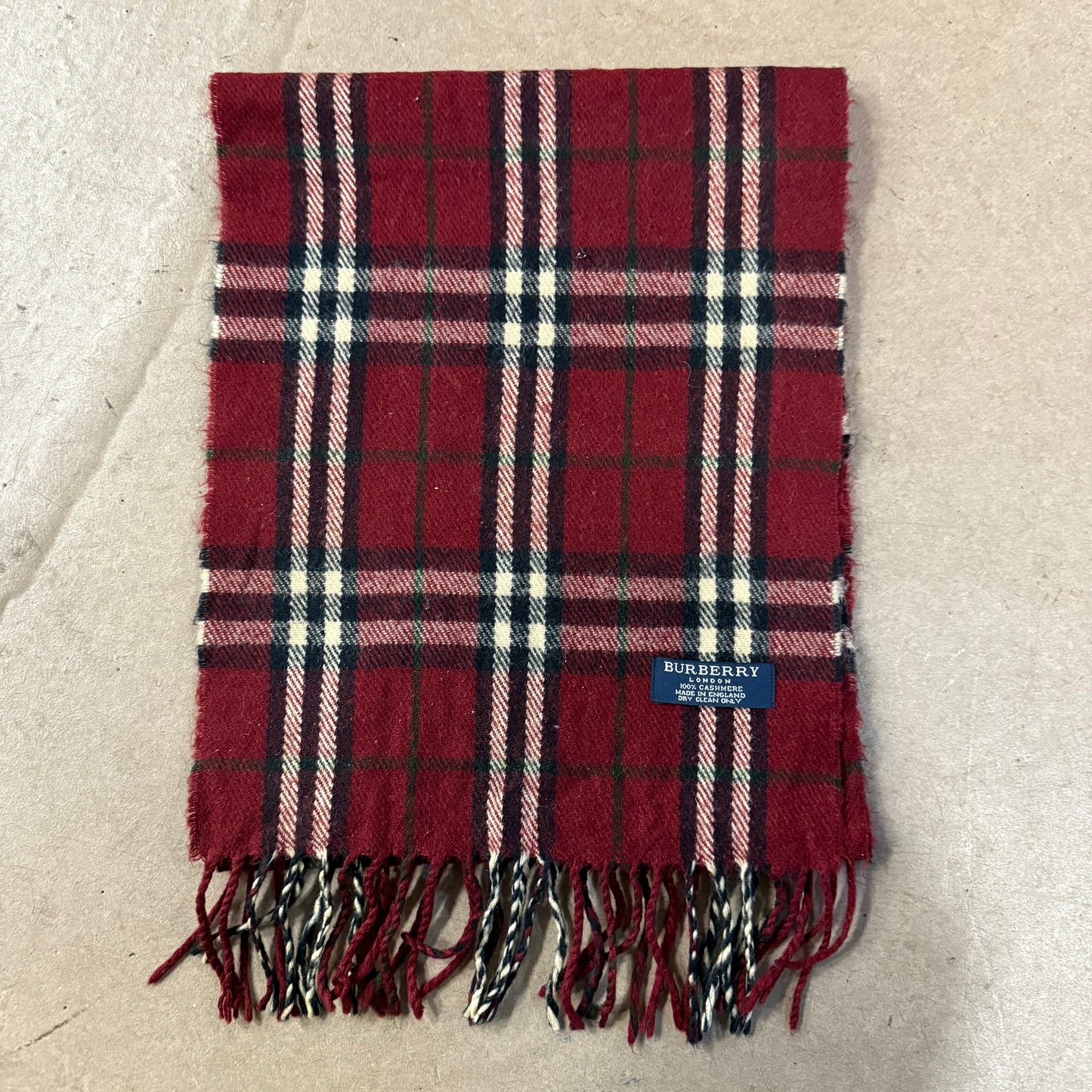 Echarpe Burberry Rouge