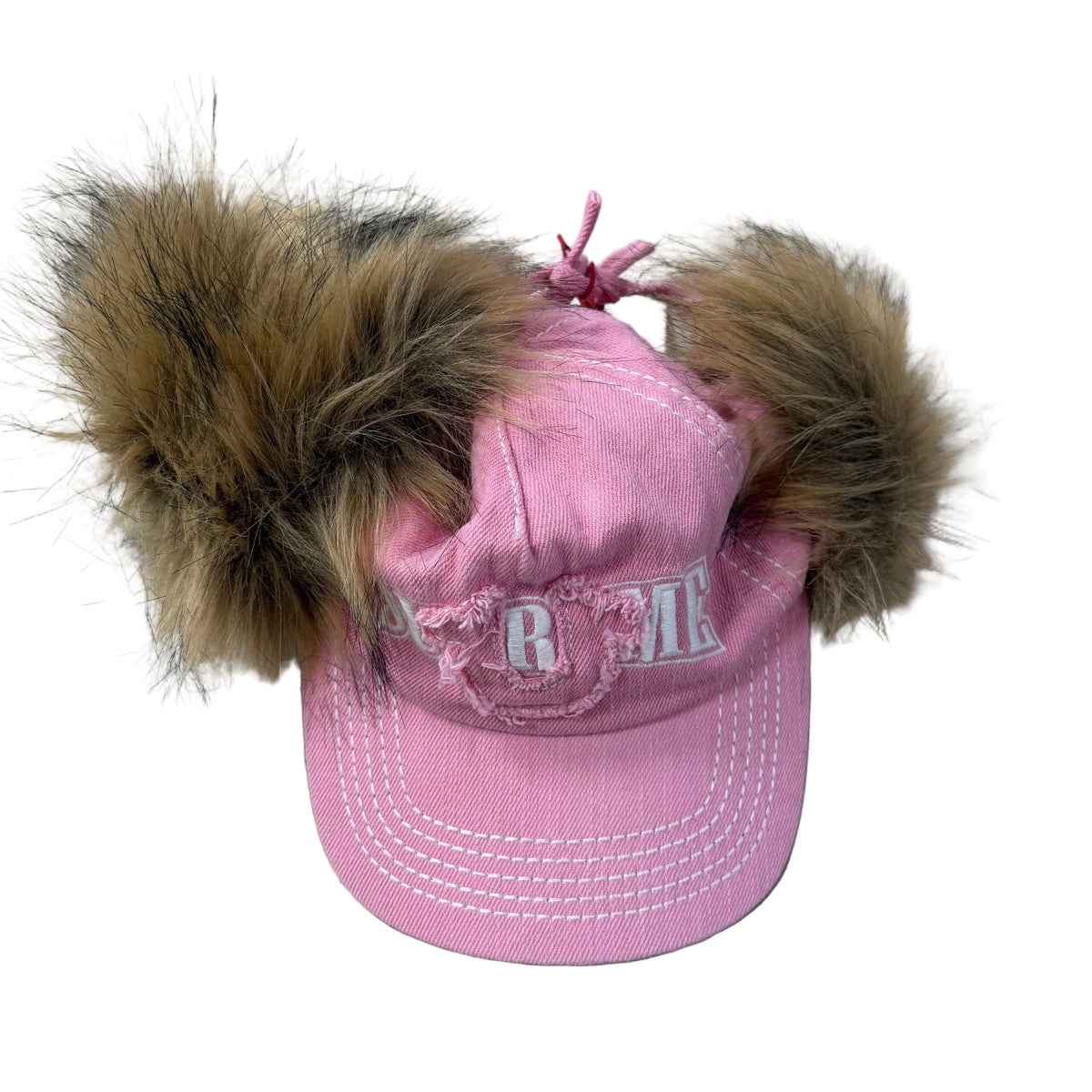 Casquette Supreme x True Religion Rose Fourrure
