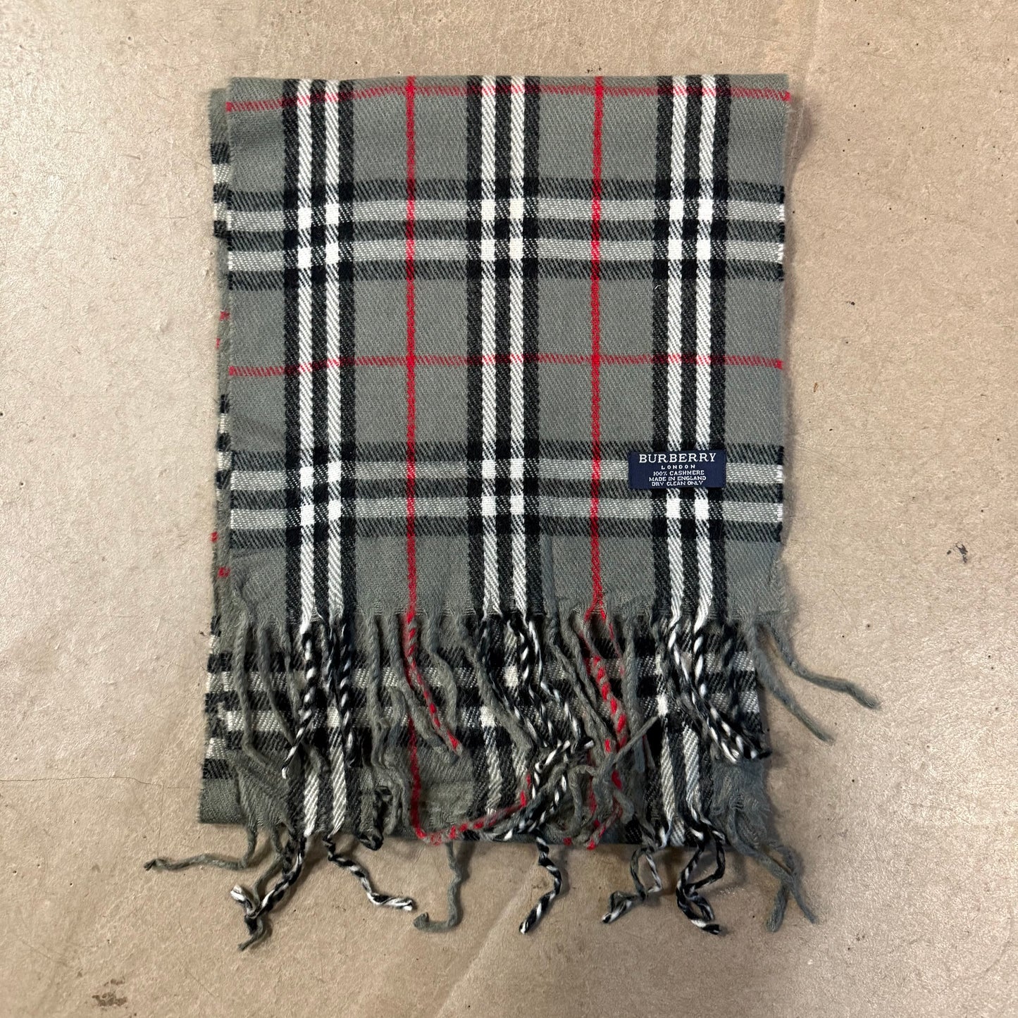 Echarpe Burberry Grise