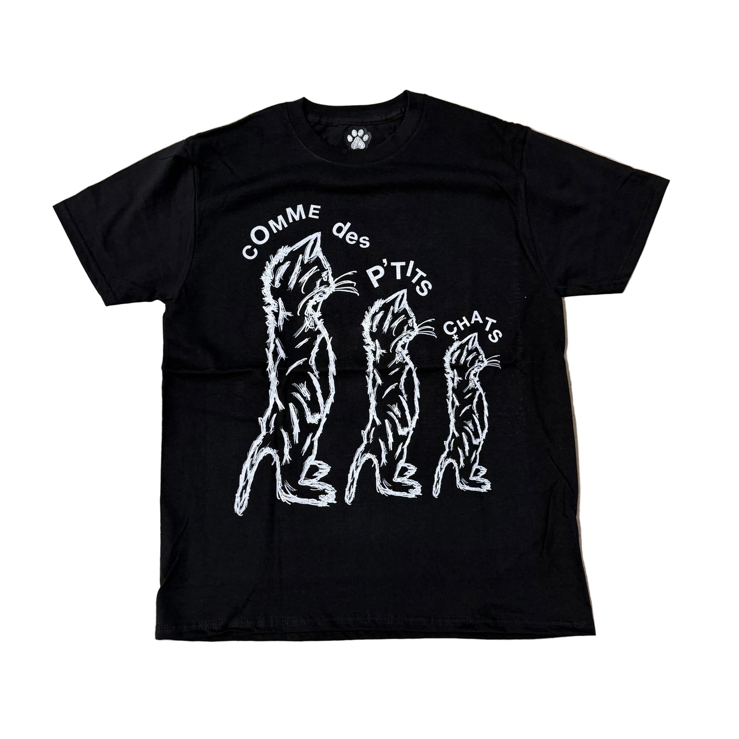 Tee Shirt Comme des P'tits Chats Noir