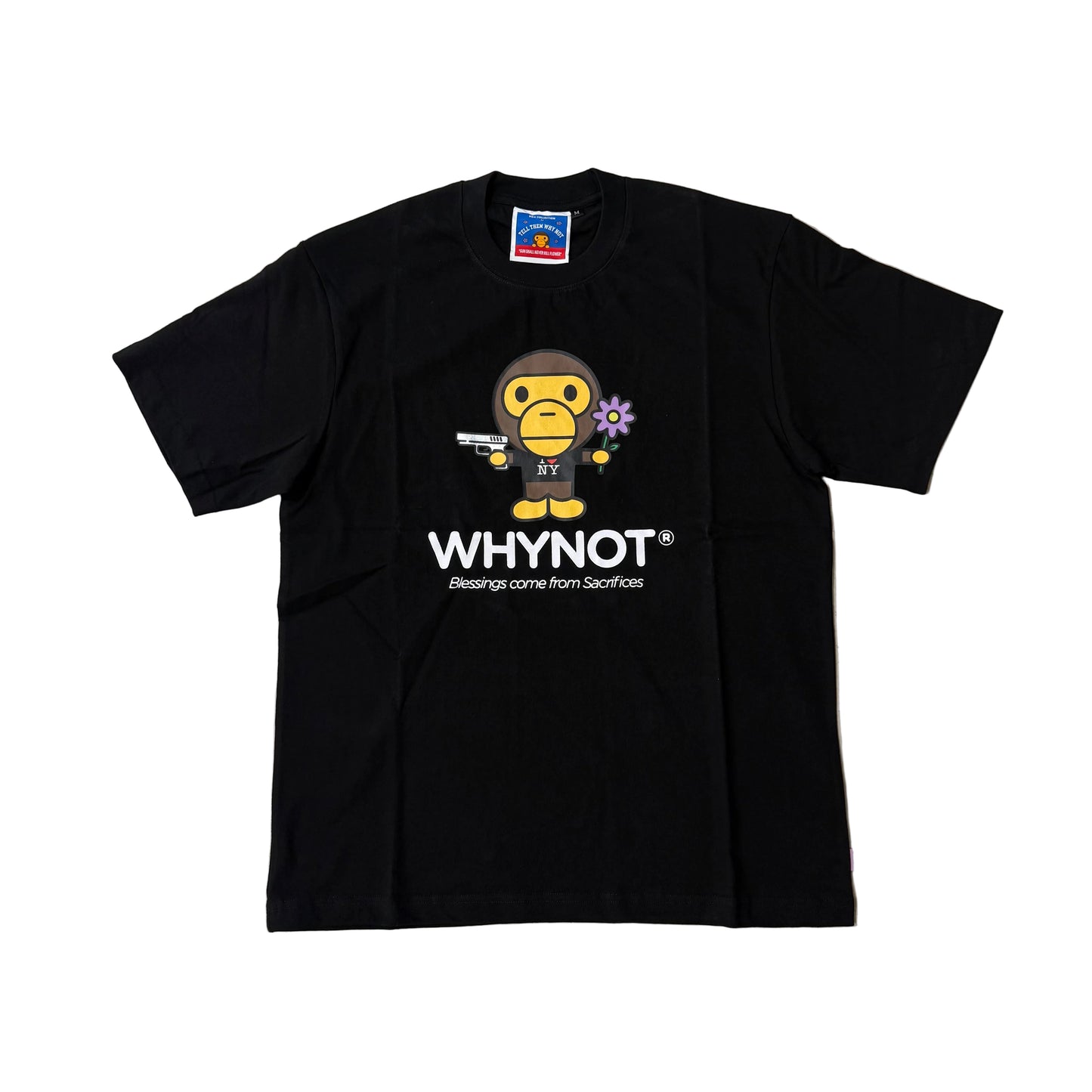 Tee Shirt Why Not Milo Noir