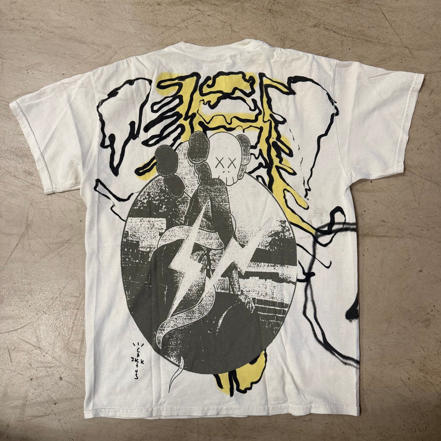 Tee Shirt Cactus Jack x Kaws x Fragment Occasion