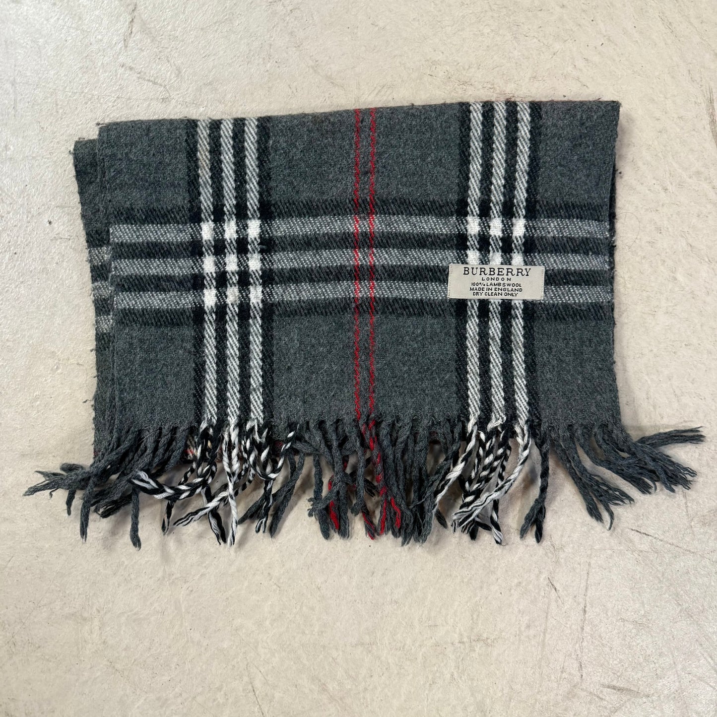 Echarpe Burberry Gris foncé