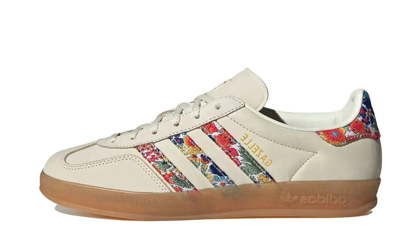 Adidas Gazelle Indoor Liberty London Floral Embroidery Stripes - JH7370