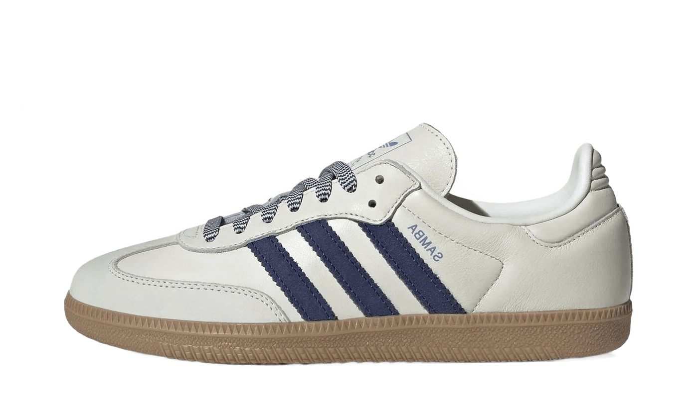Adidas Samba Off White Dark Blue - JI3907