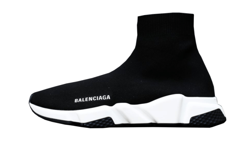 Balenciaga Speed Trainer White Black – BLUEDROP