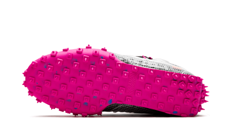Nike Waffle Racer Off-White Black Fuchsia - CD8180-001
