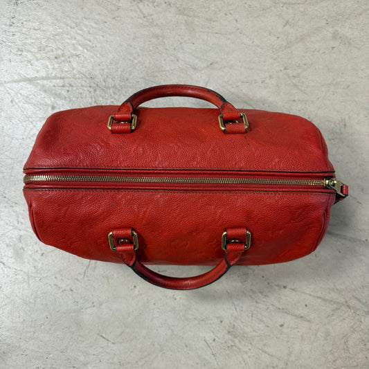 Sac Louis Vuitton Speedy 30 Rouge