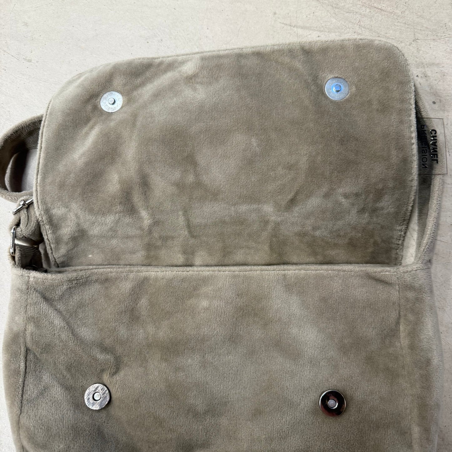 Sacoche Chanel Précision Gris