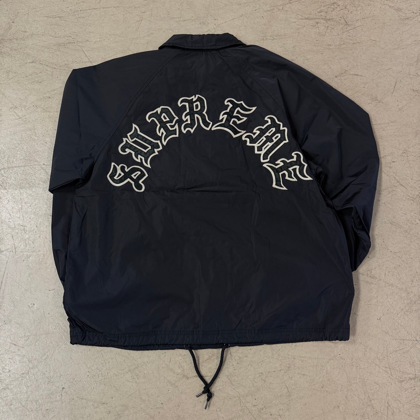 Veste à col Supreme Noir