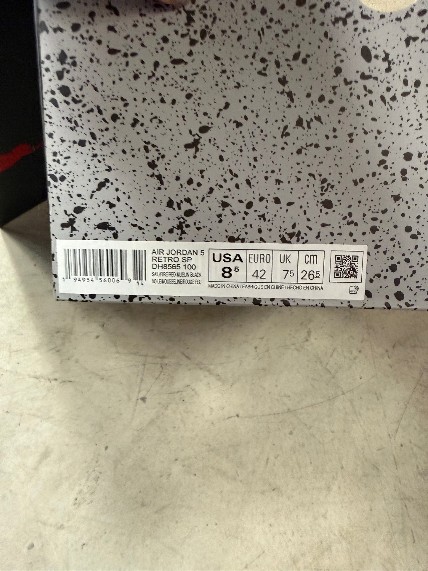 Jordan 5 Off White Sail 42