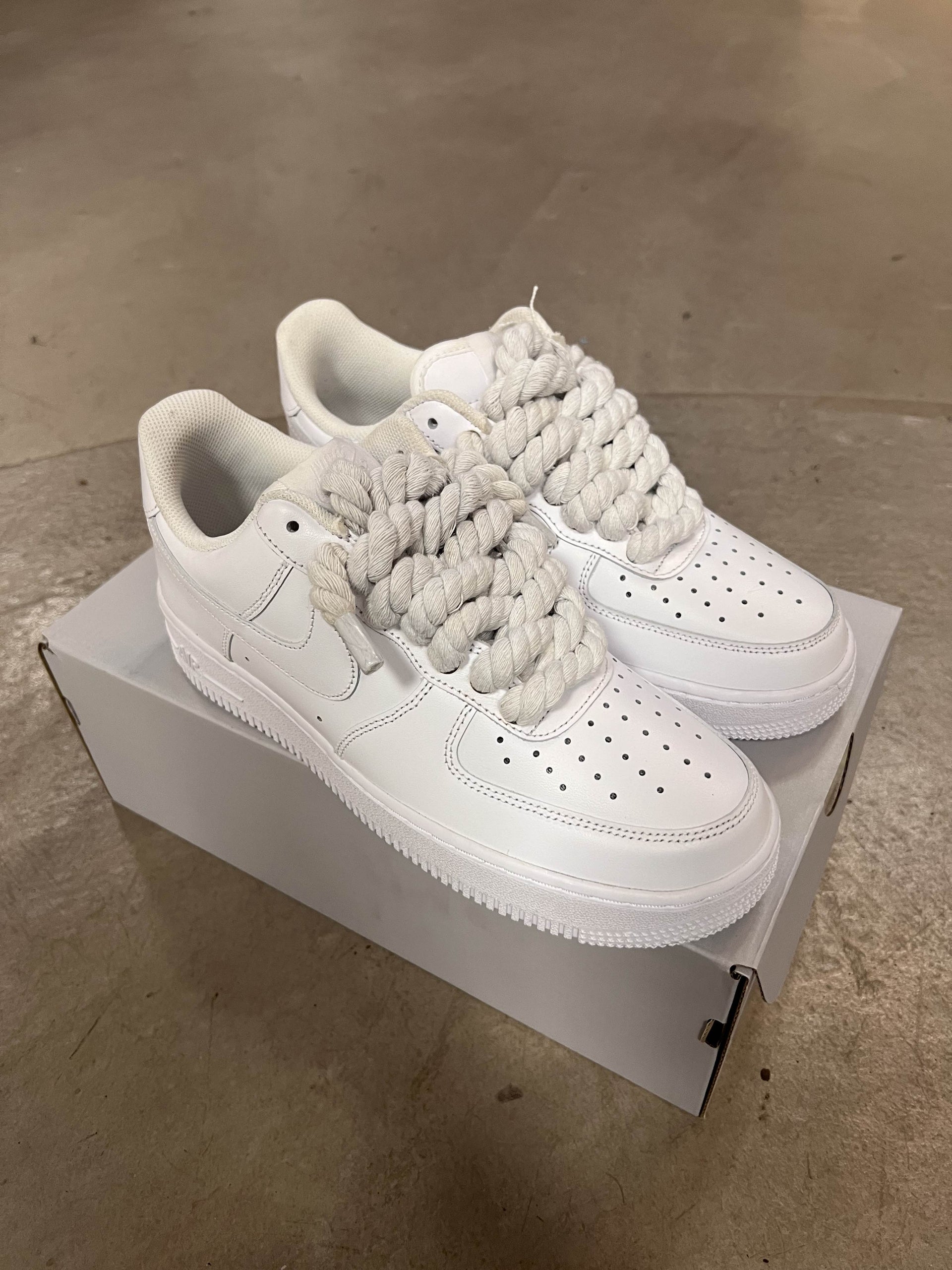 Lacet Taille Af1 Nike Air Force Shadow Triple White – BLUEDROP