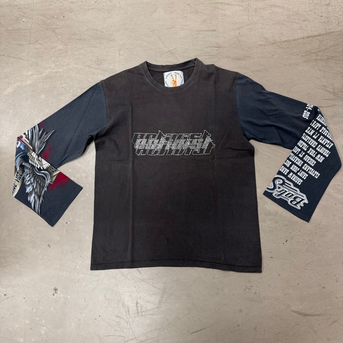 Longsleeve Rhinestones Activist Paris