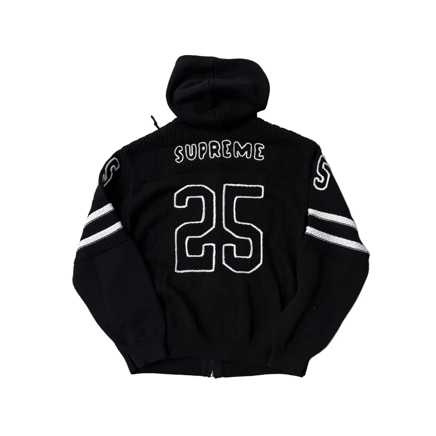 Veste Zip Supreme Noir Blanc Occasion