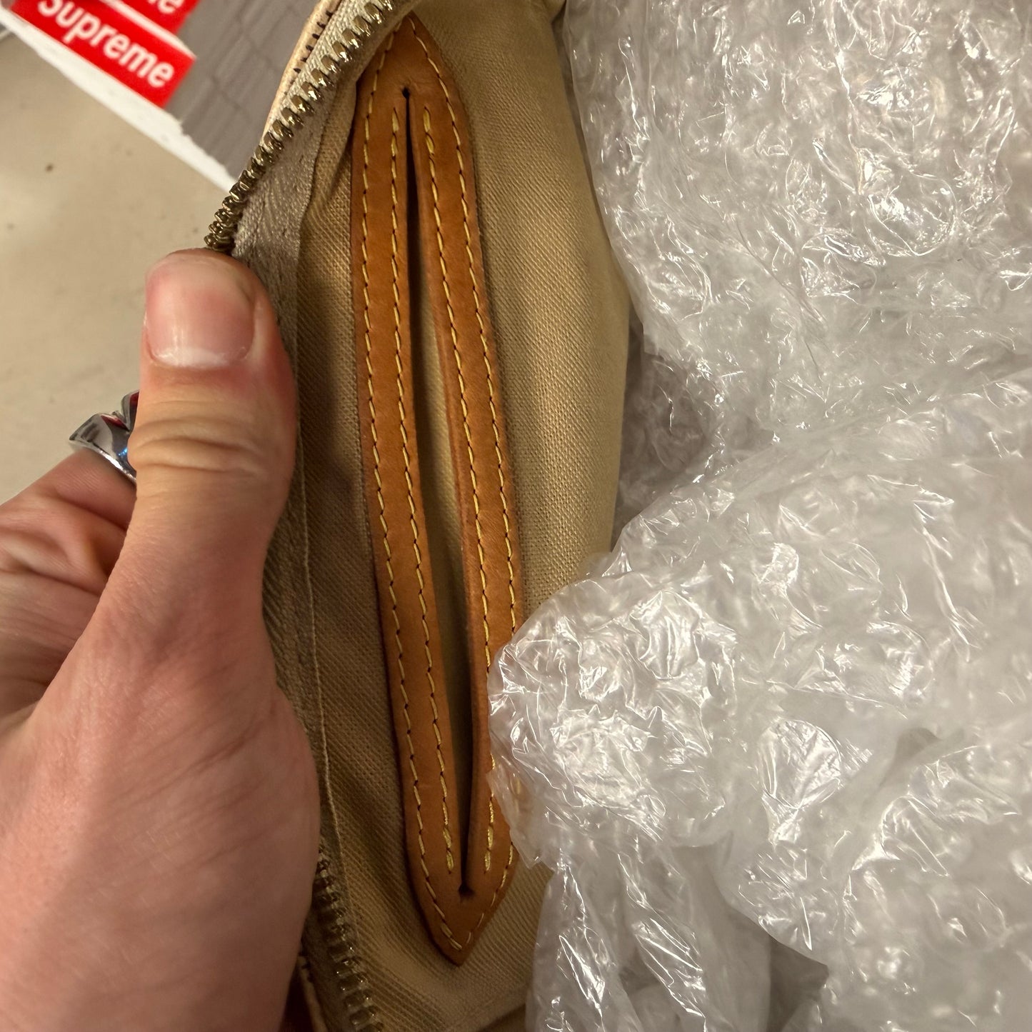 Sac Louis Vuitton Speedy 30 Blanc + Bandoulière