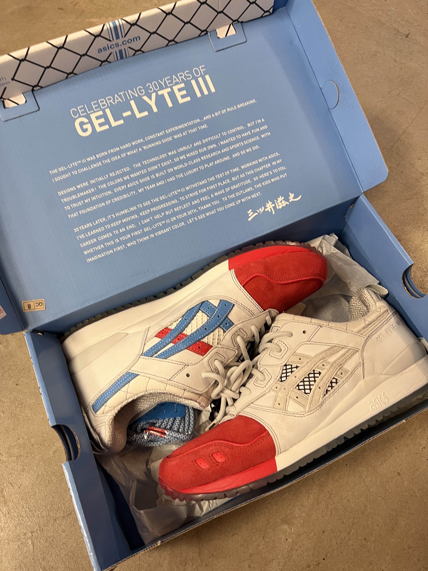 ASICS Gel-Lyte III mita 30e Anniversary 44