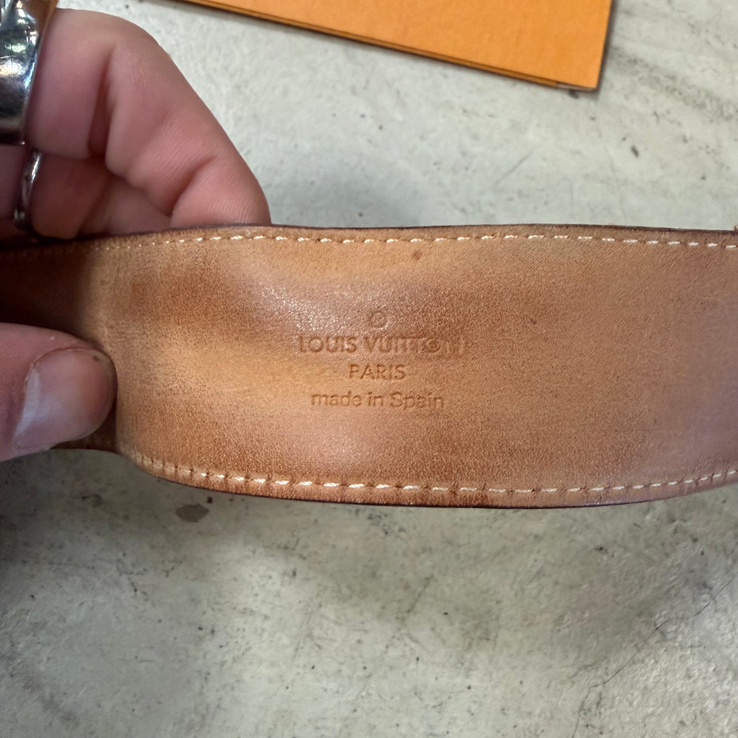 Ceinture Louis Vuitton Marron